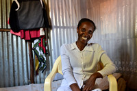 Jacquelyne Nthenya at her home, Nairobi, Keyna