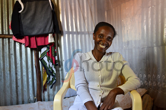 Jacquelyne Nthenya at her home, Nairobi, Keyna