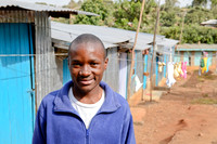 Tonny Chimani at his home, Nairobi, Kenya