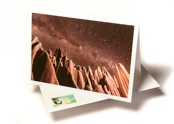 Greeting card and pre-stamped envelope