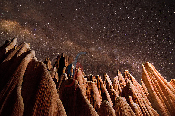 The Red Tsingy at Night