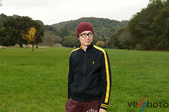 George posing for lighting