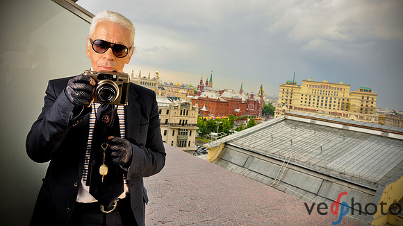 Karl Lagerfeld for WWD