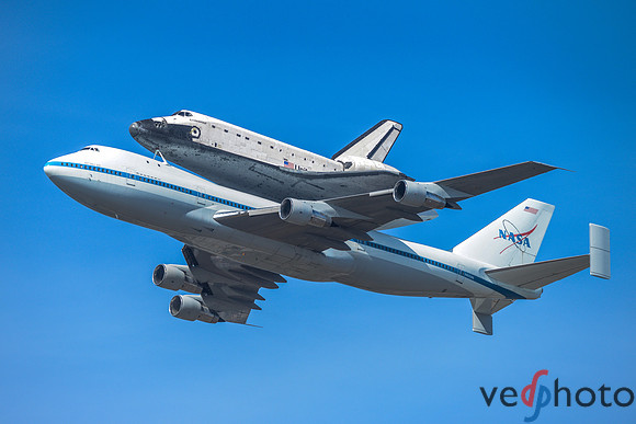 Space Shuttle Endeavour Flyover