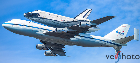 Space Shuttle Endeavour Flyover