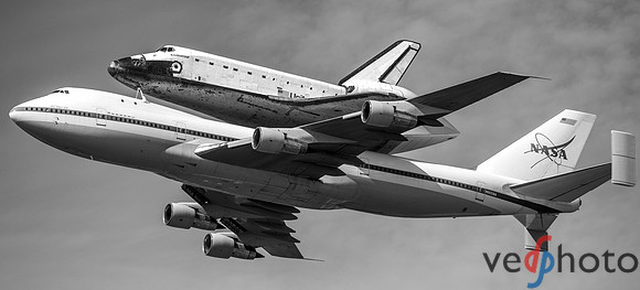 Space Shuttle Endeavour Flyover