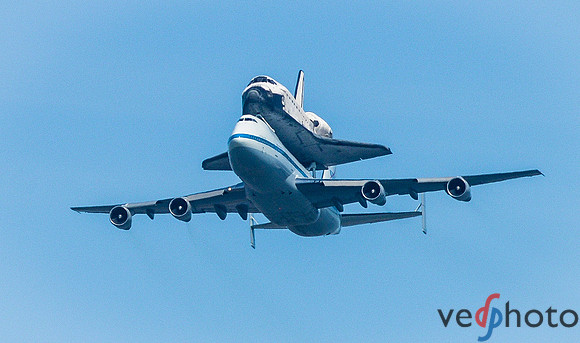 Space Shuttle Endeavour Flyover